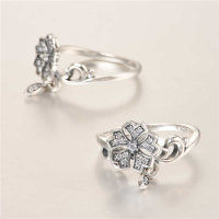 anillo plata con cirzónes cristales - Foto 2