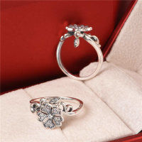 anillo plata con cirzónes cristales - Foto 4