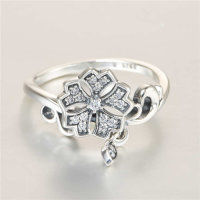 anillo plata con cirzónes cristales - Foto 5