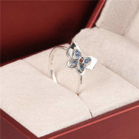 anillo plata con piedras mariposa - Foto 3