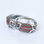 anillo plata con piedras rojos ,artesanía de nigrescence - Foto 4