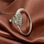 anillo plata,diseño de anillo+abanico con piedras colores - Foto 3