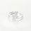anillo plata ley 925 con circónes cristales - Foto 2