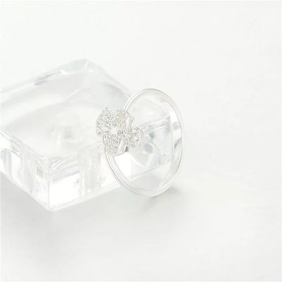 anillo plata ley 925 con circónes cristales - Foto 5