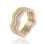 anillos anillos al por mayor tres colores con circónes - 1