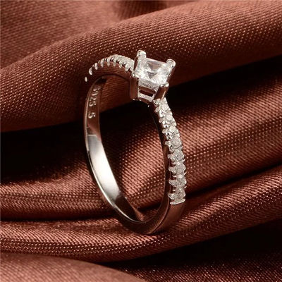 anillos de compromiso en plata con circónes anillos al por mayor - Foto 5