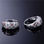 anillos de plata sortijas con diamante de imitación serie de mate - Foto 4