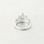 anillos plata regalo para amor con circónes cristales, diseño de corona - Foto 4
