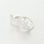 anillos plata regalo para amor con circónes cristales, diseño de corona - Foto 5