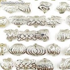 Anillos rodio pack mix