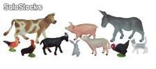 Animales granja 10 figuras