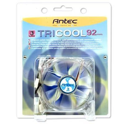 Antec TriCool 92mm Cooling Fan 3 Speed Switch