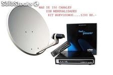 Antena kit satelital para tv/radio gratis azbox- azamerica