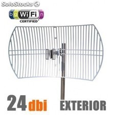 Antena WiFi Direccional Grillada tl-ant2424b 24Dbi 2.400Mhz
