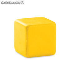 Anti-stress PU forma cubo amarelo MOMO7659-08