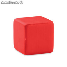 Anti-stress PU forma cubo vermelho MOMO7659-05