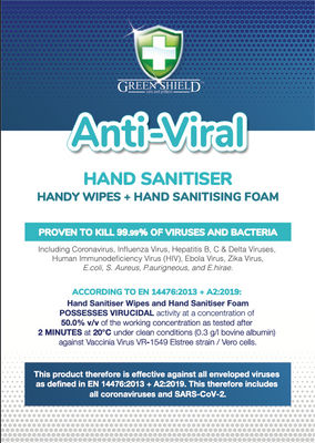 Anti-Viral Handy Wipes 15&amp;#39;s Kills 99.9% of Bacteria - Foto 3