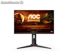 Aoc 60,5cm (23,8) 1609 2xHDMI+dp+usb Schwarz/Rot - 24G2SU/bk