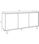 Aparador 3 puertas Alcontar en blanco brillo y roble canadian 75 cm(alto)154 - Foto 4