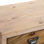 Aparador de estilo industrial de madeira natural com 3 gavetas - Foto 2