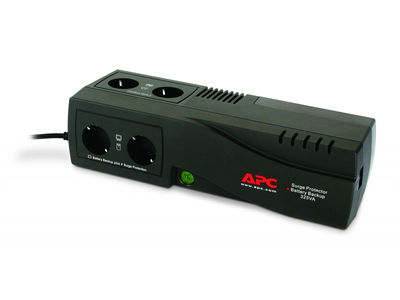 Apc usv SurgeArrest + Batterie Backup 4fach Schu.ko 325VA retail BE325-gr