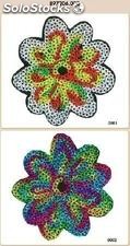 Aplicacion lentejuela flor termo 0001-multicolor