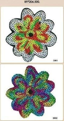 Aplicacion lentejuela flor termo 0001-multicolor