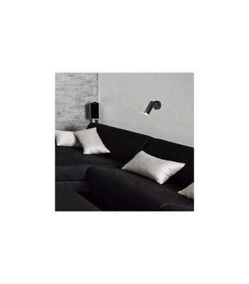 Aplique a pared modelo Antia acabado negro, 14cm(alto) 10cm(ancho) 23cm (fondo) - Foto 3