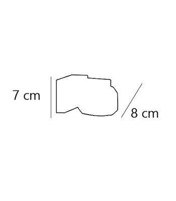 Aplique de pared modelo Portia acabado cromo 7 cm(alto) 10 cm(ancho) 12 cm(fondo - Foto 2