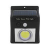 Aplique de Pared Solar LED con Sensor Crepuscular y Movimiento Negro 7500K