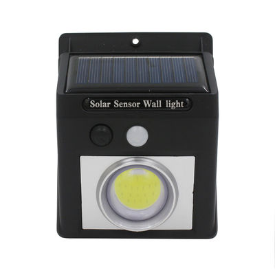 Aplique de Pared Solar LED con Sensor Crepuscular y Movimiento Negro 7500K