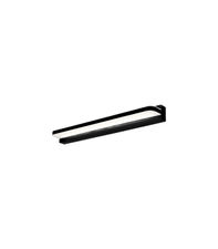 Aplique Led para Baño modelo Aero acabado negro, 5 cm(alto) 42 cm(ancho) 8