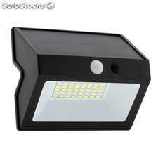 Aplique led solar peel 20w preto branco frio. Loja Online LEDBOX. Iluminação