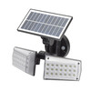 Aplique Solar Led Doble Con Sensor de Movimiento / Crepuscular 450 Lumenes.