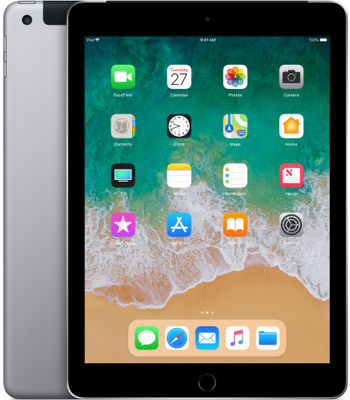 Apple iPad 128GB 3G 4G Grau Tablet iPad, Wi-Fi + Cellular, Apple sim, 9.7