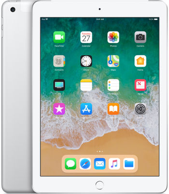 Apple iPad 128GB 3G 4G Silber Tablet iPad, Wi-Fi + Cellular, Apple sim, 9.7