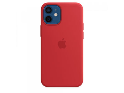 Apple iPhone 12 mini Silicone Case with MagSafe - (product)red - MHKW3ZM/a