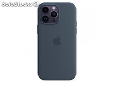 Apple iPhone 14 Pro Max Silicone Case with MagSafe Storm Blue MPTQ3ZM/A