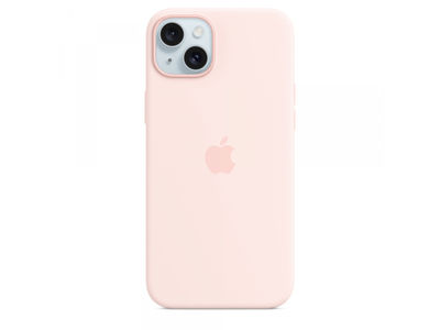 Apple iPhone 15 Plus Silicone Case with MagSafe Light Pink MT143ZM/A
