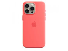 Apple iPhone 15 Pro Max Silicone Case with MagSafe Guava MT1V3ZM/A