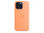Apple iPhone 15 Pro Max Silicone Case with MagSafe Orange Sorbet MT1W3ZM/A - 2