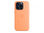 Apple iPhone 15 Pro Silicone Case with MagSafe Orange Sorbet MT1H3ZM/A - 2