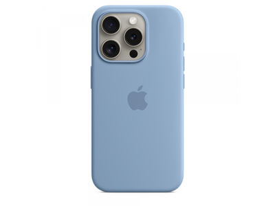 Apple iPhone 15 Pro Silicone Case with MagSafe Winter Blue MT1L3ZM/A