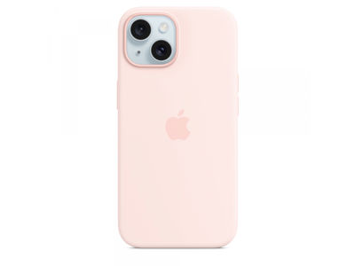 Apple iPhone 15 Silicone Case with MagSafe Light Pink MT0U3ZM/A