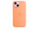 Apple iPhone 15 Silicone Case with MagSafe Orange Sorbet MT0W3ZM/A - 2