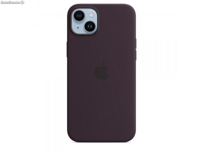 Apple Silikon Case iPhone 14 Plus mit MagSafe Elderberry MPT93ZM/A
