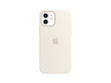 Apple Silikon Case mit MagSafe für iPhone 12/12 Pro weiß - MHL53ZM/A