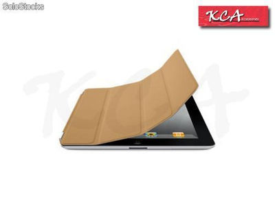 Apple Smart Cover in pelle italiana per iPad Beige (Tan) - Originale