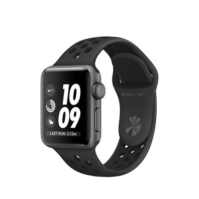 Apple Watch 3 38mm sg Aluminium w/ Black Sport Band Nike+ MQKY2ZD/a