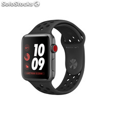 Apple Watch 3 42mm Alu. Sg w/ Black Sport Band Nike+ lte MQMF2ZD/a